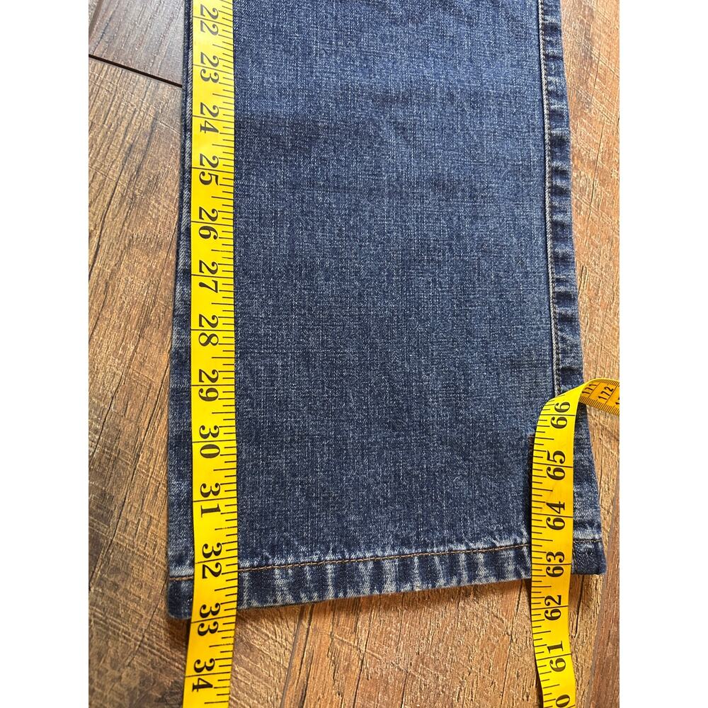 Vintage DKNY Bareback Brazilian Jeans Size 4 Studded Mid Rise 32x31 Y2K Denim - Picture 6 of 7